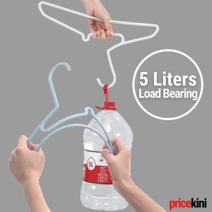 Hanger Baju S-Shaped Protective Collar Clothes Hanger Dry-Wet Uses Penyangkut Baju Hanger Baju | PriceKini