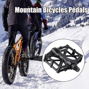 1 Pair Mountain Bike Pedal Bicycle Flat Aluminum alloy Pedal Multi-Colors