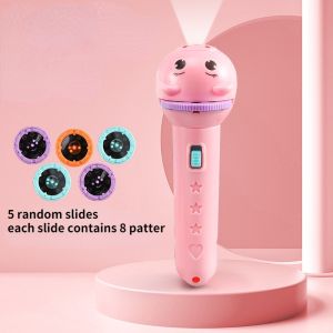 【Hot Sale】Creative Cartoon Animal Fun Luminous Projector Slide Bedtime Toys Baby Handheld Flashlight Projection Torch Lamp Kids Gift Educational Toy