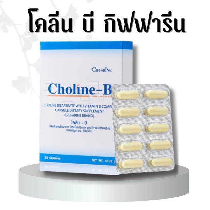 โคลีนบี โคลีนบีกิฟฟารีน วิตามินบีรวม วิตามินบี Choline - B GIFFARINE ...