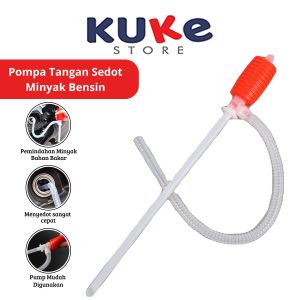 KUKE Pompa Tangan Sedot Air Minyak Bensin Cairan Aquarium Portabel / Manual Pump Pencet Tangan Serbaguna