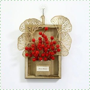 Living Room Decoration Visual Impact Function Widgets Symbol of Happiness Red Fruit Modeling