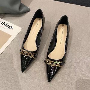 [Free Shipping] Versatile And Comfortable Mid-Heel Pumps For Women Featuring A Super Soft Pointed Toe And Low Heel 2026 New Black Flats For Women