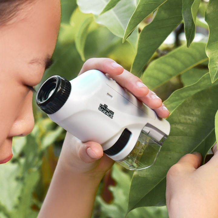 100X LED Portable Shop Field Inspection Measuring Microscope + Pen Light And Helicoid Focus | View Solutions Microscope Store