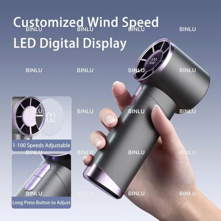 BINLU%20Portable%20Mini%20Fan%20Rechargeable%20Turbo%20%7C%20LED%20Battery%20Display%20High%20Speed%20Cooling%20USB%20Charging%20Lightweight%20Travel%20Office%20Home%20Philippines%20%7C%20Compact%20Strong%20Wind%20Long%20Lasting%20Battery%20-%20Electricfan%20Rechargeable%20-%20Image%203