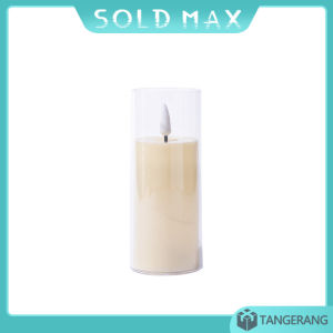 Lampu LED Bentuk Lilin 10/12.5/15cm Lampu Hias Natal Ibadah