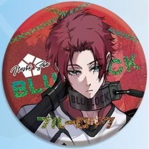 BLUE LOCK Anime Figures Michael Kaiser Nagi Seishiro Itoshi Sae Chigiri Hyoma Rin Itoshi Mikage Reo Isagi Yoichi Bachira Meguru Cosplay Metal  Badge Exquisite Bag Decor Pin