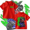 นินจารถจักรยานยนต์ ZX-25R Adult and Children's polo shirt 110CM-150CM and S-3XL Ninja motorcycle ZX-25R เสื้อโปโล. 