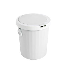 Tidy house 16L Large Capacity Press Trash Bin New Kitchen and Bathroom Trash Can Thick and Durable Garbage Can with Handle with Cover