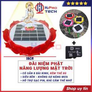 Máy Niệm Phật Năng Lượng Mặt Trời Có Thẻ Nhớ - Pin Sạc Máy Tụng Kinh Có Sẵn 8 Bài Siêu Bền Chịu Nắng Mưa - H2Pro Tech