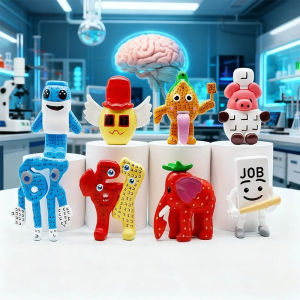 Italian Brainrot Action Figures Steal A Brainrot Model Doll Anime Ornaments 67 House 9 Job Strawberry Elephan Children Toys Gift