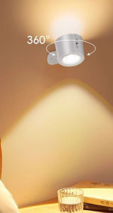 Remote control doublesided wall lamps with magnetic decorative reading atmosphere