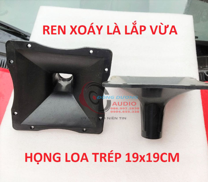 GIÁ 2 CÁI - HỌNG TRÉP KÈN 350 450 550 REN XOÁY 19x19CM - PHỄU LOA ...