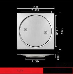 4in/6in Floor Drain Anti Bau / Clean Out Bulat / Pembuangan Air Kamar Mandi