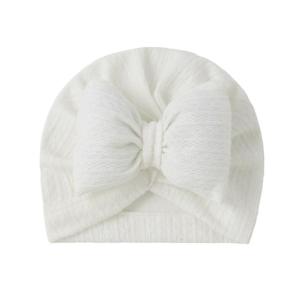 Bé Mũ mùa đông Mũ Ấn Độ thoáng khí cô gái mũ màu trơn Mũ Beanie dệt kim da thân thiện với trẻ sơ sinh mũ dạng khăn quấn