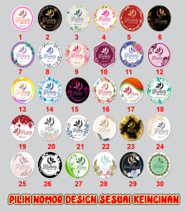 STICKER SKINCARE CUSTOM STIKER KECANTIKANLOGO SKINCARE. LOGO CREAM LOGO HB