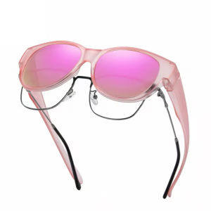 Cat Eye Sunglasses Over Glasses Polarized UV400 Round Tortoise Frame Sunglasses Retro Women Men Fashion Eyewear
