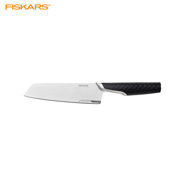 Fiskars Titanium Santoku Knife 16cm Lazada