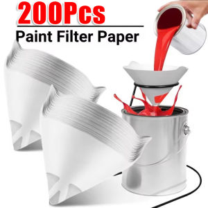 100/200/300pcs Disposable Paint Filter Paper / Car Paint Spray Mesh Paper Filter Funnel / Conical Nylon Micron Paper / for Automotive Spray