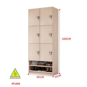Tủ Locker lưu trữ hiện đại và thẩm mỹ TLK404 - NỘI THẤT LẮP RÁP VIEDNONGADV