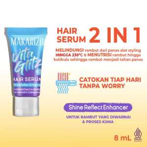 Makarizo Vitaglitz Hair Serum 8ml | Revitalizing | Strength Booster | Shine Reflect Enhance