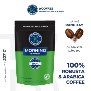 Cà Phê Rang Xay K Morning Thương Hiệu K Coffee Gói 227g