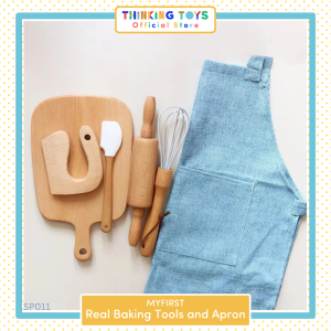 Thinking Toys MYFIRST Real Baking Tools and Apron