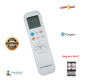 Remote Điều khiển điều hòa Casper 1&2 chiều Inverter- Hàng loại tốt mới 100% Tặng kèm Pin