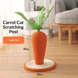 Cat Climbing Frame Carrot Cat Scratching Board Vertical Sisal Cat Scratching Post Cat Toy