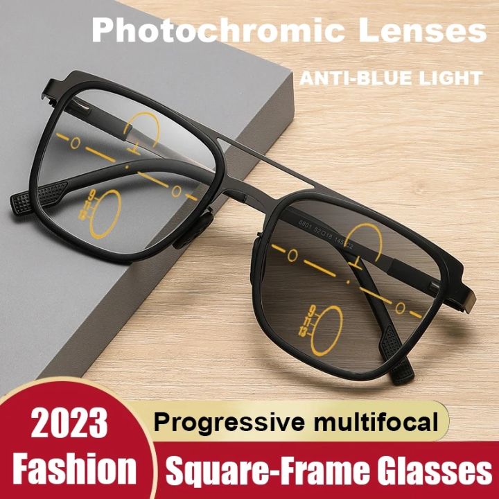 +100 to +400 Outdoor Fast Photochromic Progressive Multifocal Reading