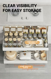 Extendable Pull- Out Drawer Organizer/ Kitchen Storage / Condiments Storage /Cabinet Storage Local Stock