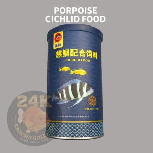 PORPOISE CICHLID FOOD PELLETS HIGH PROTEIN AQUARIUM FISH FOOD FOR AFRICAN & AMERICAN CICHLIDS