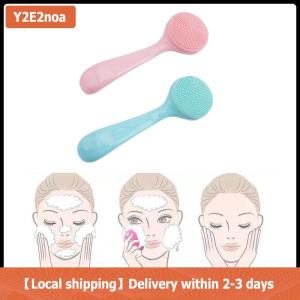 【Local shipping】 Silicone Facial Cleanser Brush Soft Face Massage Washing Brush Blackhead Remover