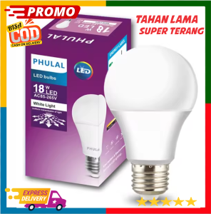 Lampu LED Bulb Super Terang 18 Watt Cahaya Putih Terang