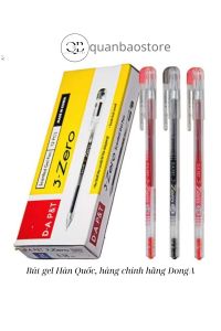 ( Lẻ 1 cây) Bút gel Hàn Quốc DongA 3 Zero 0.5mm hàng chính hãng.