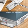 Cây lau nhà tự vắt thông minh, Chổi lau nhà tự vắt xoay 360 độ linh hoạt, bộ lau sàn nhà đa năng với bàn chổi lớn, giặt siêu sạch, siêu thấm hút phù hợp với tất cả các loại sàn nhà - Bảo hành 12 tháng. 
