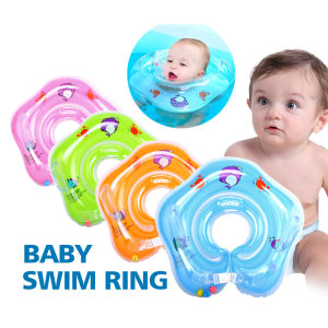 Kids & Adult Inflatable Swimming Ring Newborn Infant Baby Safety Ring Neck Float Swim Ring Seat Pelampung Leher
