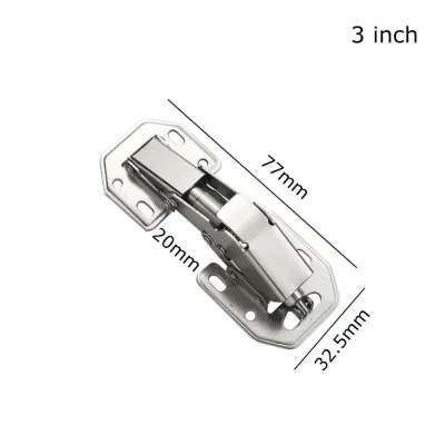 [HCM](1cặp) Bản Lề cửa tủ thủy lực không khoan lỗ-Bản lề giảm chấn bằng thép không gỉ tiện dụng Joyee