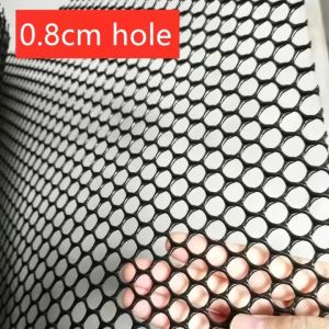 DIYMO Black plastic flat net stair guardrail encryption plastic mesh for the cast net household sealing balcony fence