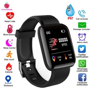 🔥FREE Shipping🔥116Plus Smart Watch Blood Pressure Heart Rate Monitor Waterproof Fitness Tracker SmartWatch