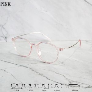 Kacamata Bulat Korea Photocromic Minus Antiradiasi Style Hijab