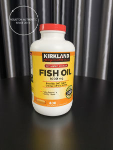 [ ĐỦ BILL STORE + AIR] Viên Uống Dầu Cá Kirkland Fish Oil Omega3 1000mg 400 Viên _ Live mua hàng tại Mỹ