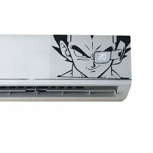 Miếng dán trang trí máy lạnh thiết kế nhân vật Vegeta hoạt hình Dragon Ball