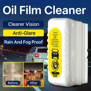 Glass Cleaner Mouse Oil Stain Water Spot Remover for Car Windshield Streak Free Decontamination Kit
