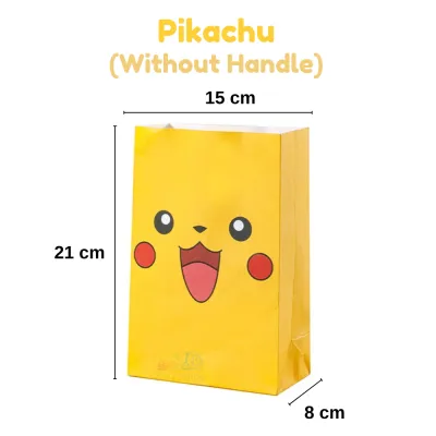 POKEMON & UNICORN PARTY PAPER BAG Kids Birthday Party Door Gifts Bag Kindergarten Children Beg Pikachu Murah Kualiti ToyTots Toy Tots