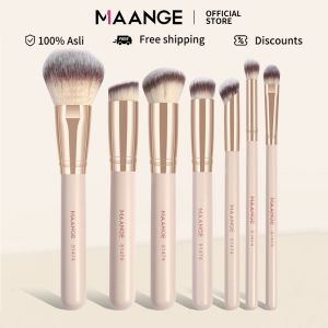 MAANGE แปรงแต่งหน้า แบบเซ็ต  4/7 ชิ้น แปรงแต่งหน้า set แปรงเกลี่ยรองพื้น แปรงคอนซีลเลอ แปรงปัดแก้ม 51474