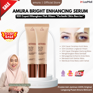Amura Eye-see Peptide Serum - 10ml With Cooling Tech | Mencerahkan & Memudarkan Mata Panda - Serum Penghilang Kerutan di Mata - Serum untuk Kantung Mata - Menyegarkan Menutrisi & Merawat Area Mata