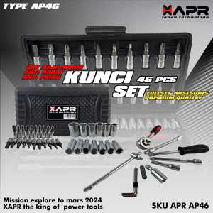 Kunci 1set lengkap Kunci shock 1 set lengkap kunci shock set APR JAPAN kunci sok 46pcs AP46