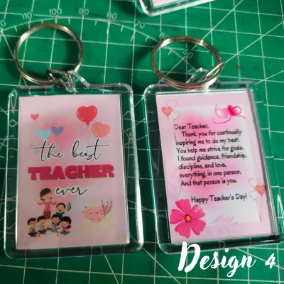 Acrylic Keychains for Teachers Day minimum 5pcs