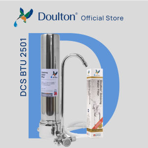 ✅ Doulton DCS+BTU | Premium Stainless Steel Countertop Water Purifier | Biotect Ultra 2501 | Removes Bacteria Heavy Metals & Chlorine | British Quality Since 1826